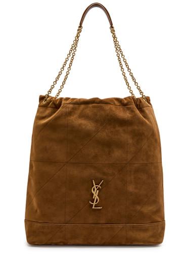 Jamie Pochon large suede shoulder bag by SAINT LAURENT