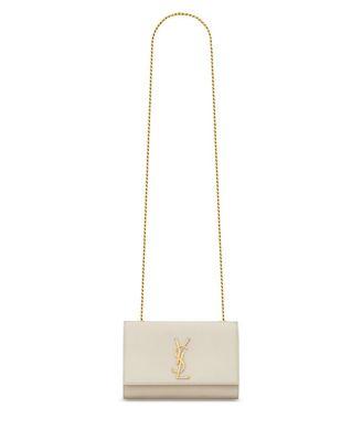 Kate Mini In Shiny Grained Leather by SAINT LAURENT