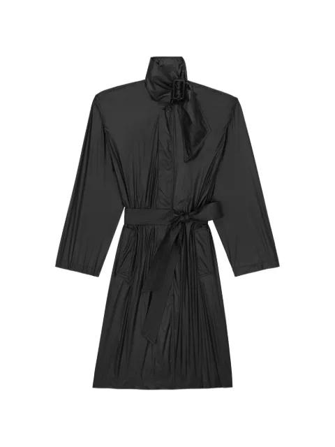 Lavallière buckle-neck trench coat by SAINT LAURENT