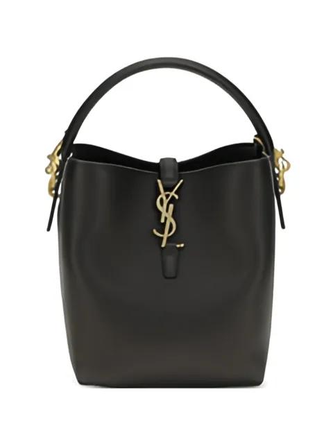 Le 37 leather bucket bag by SAINT LAURENT