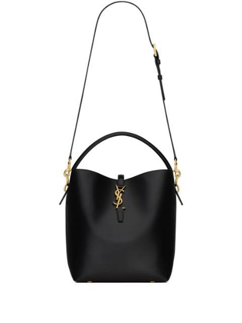 Le 37 leather bucket bag by SAINT LAURENT