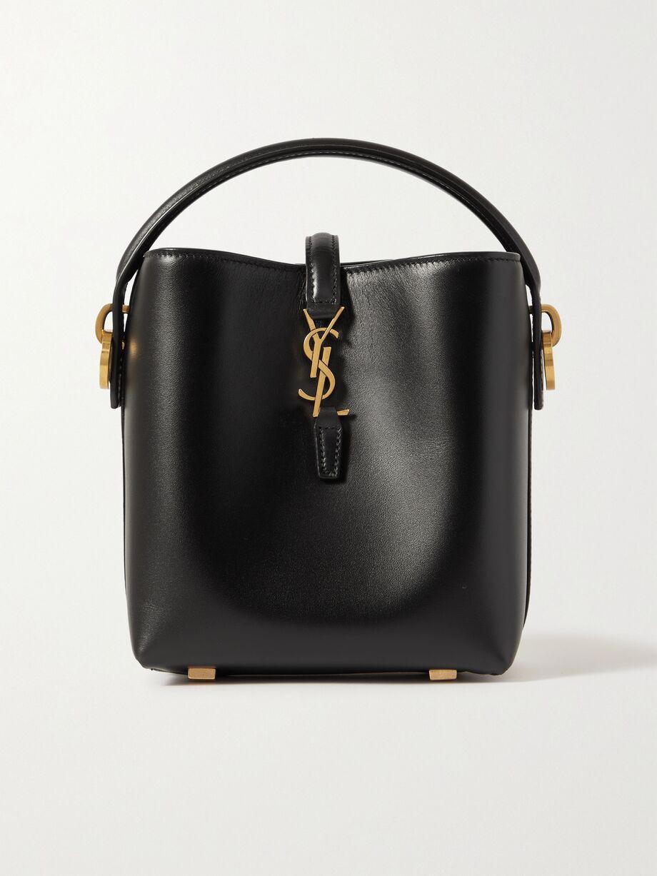 Le 37 mini leather bucket bag by SAINT LAURENT