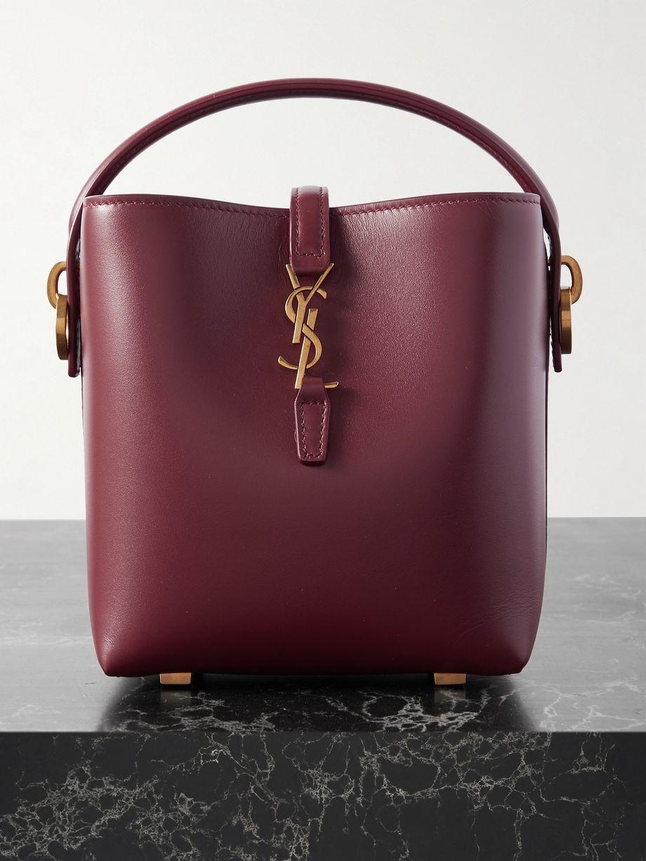 Le 37 mini leather bucket bag by SAINT LAURENT