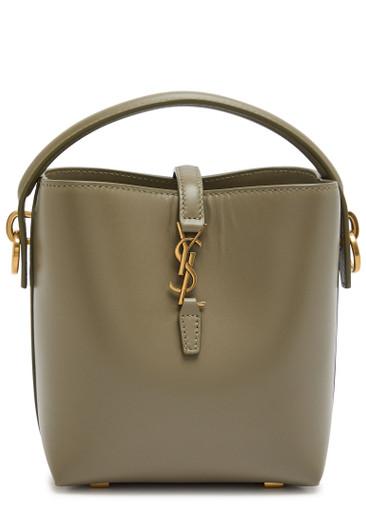 Le 37 mini leather bucket bag by SAINT LAURENT