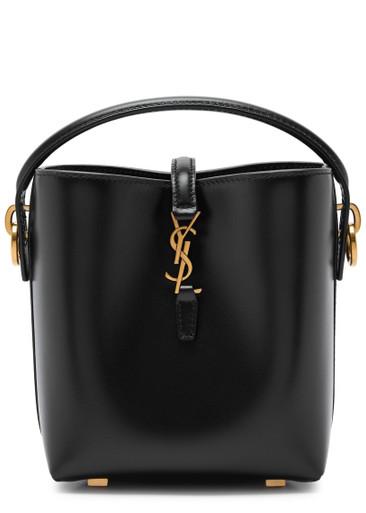 Le 37 mini leather bucket bag by SAINT LAURENT