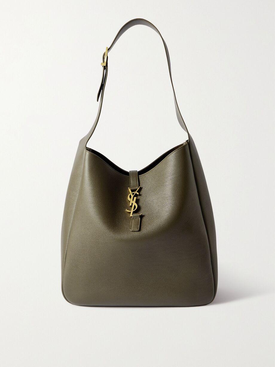 Le 5 à 7 Supple large leather shoulder bag by SAINT LAURENT