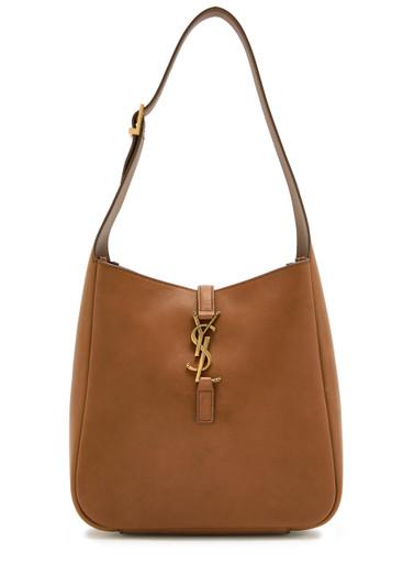Le 5 á 7 leather shoulder bag by SAINT LAURENT