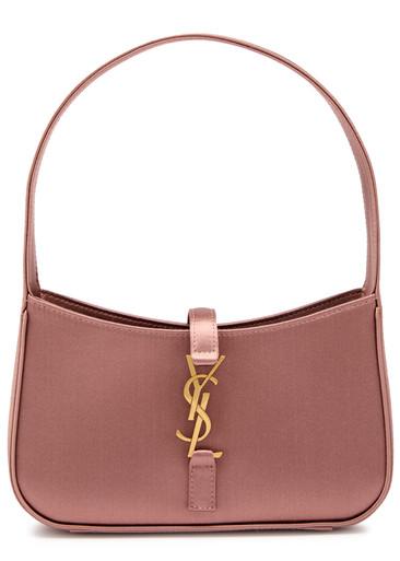 Le 5 à 7 mini satin top handle bag by SAINT LAURENT