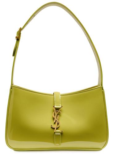 Le 5 á 7 patent leather shoulder bag by SAINT LAURENT