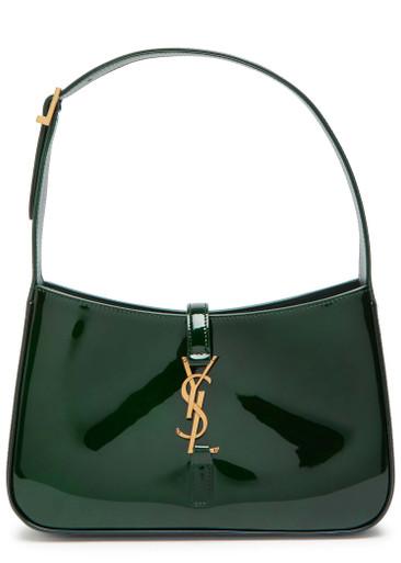 Le 5 à 7 patent leather shoulder bag by SAINT LAURENT