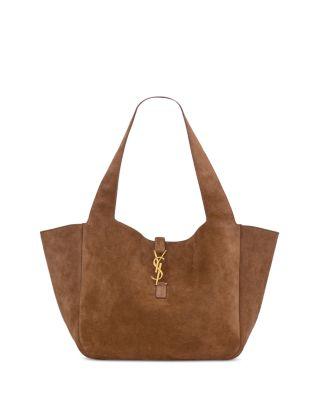 Le 5 A 7 Bea Shoulder Tote Bag In Suede by SAINT LAURENT