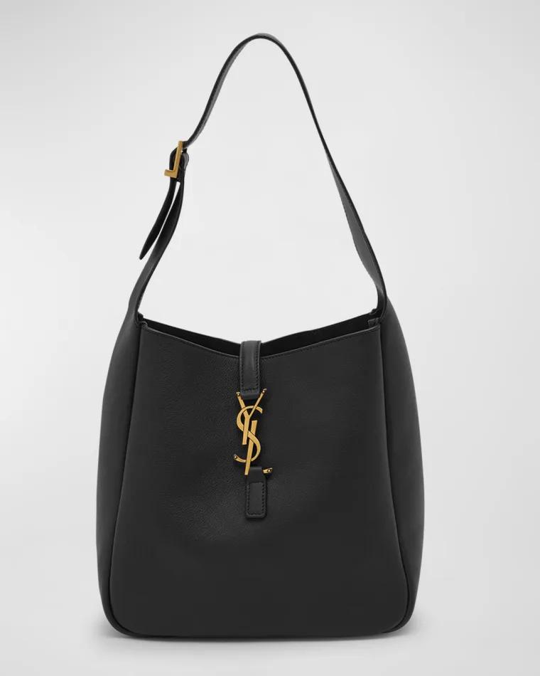 Le 5 A 7 Small Shoulder Bag in Smooth Supple Leather by SAINT LAURENT