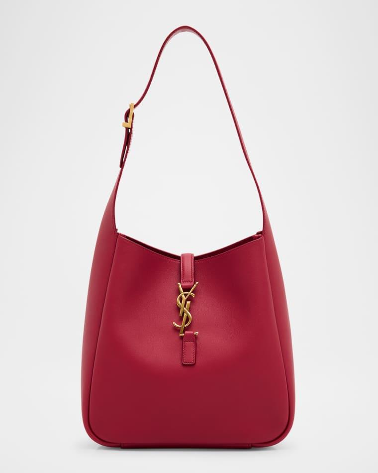 Le 5 A 7 Small Shoulder Bag in Smooth Supple Leather by SAINT LAURENT