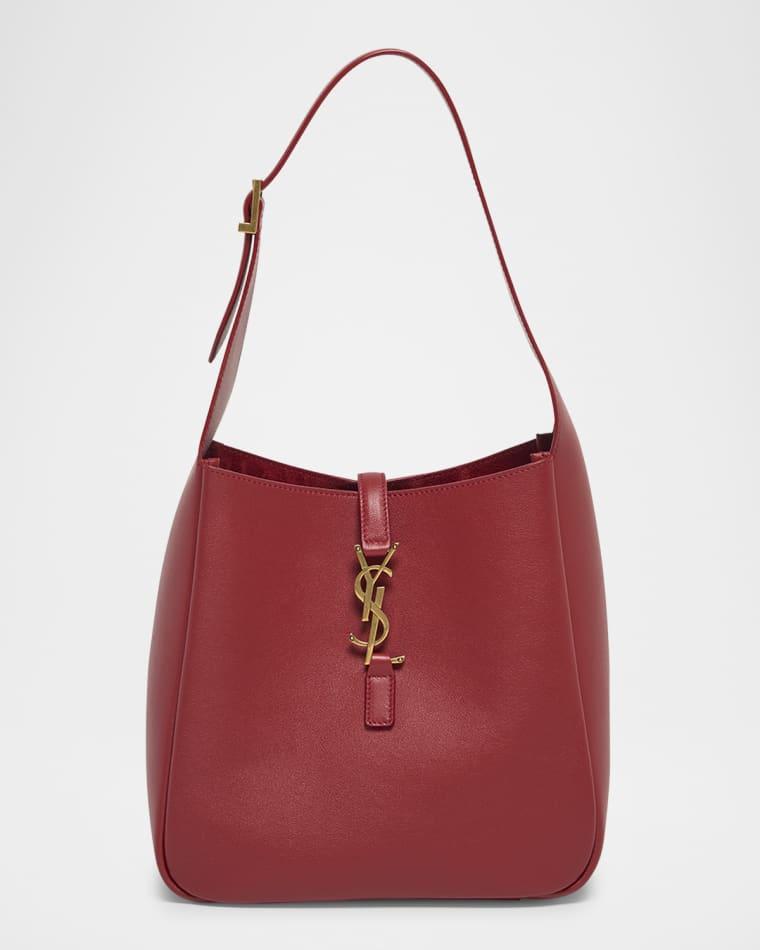 Le 5 A 7 Small Shoulder Bag in Smooth Supple Leather by SAINT LAURENT
