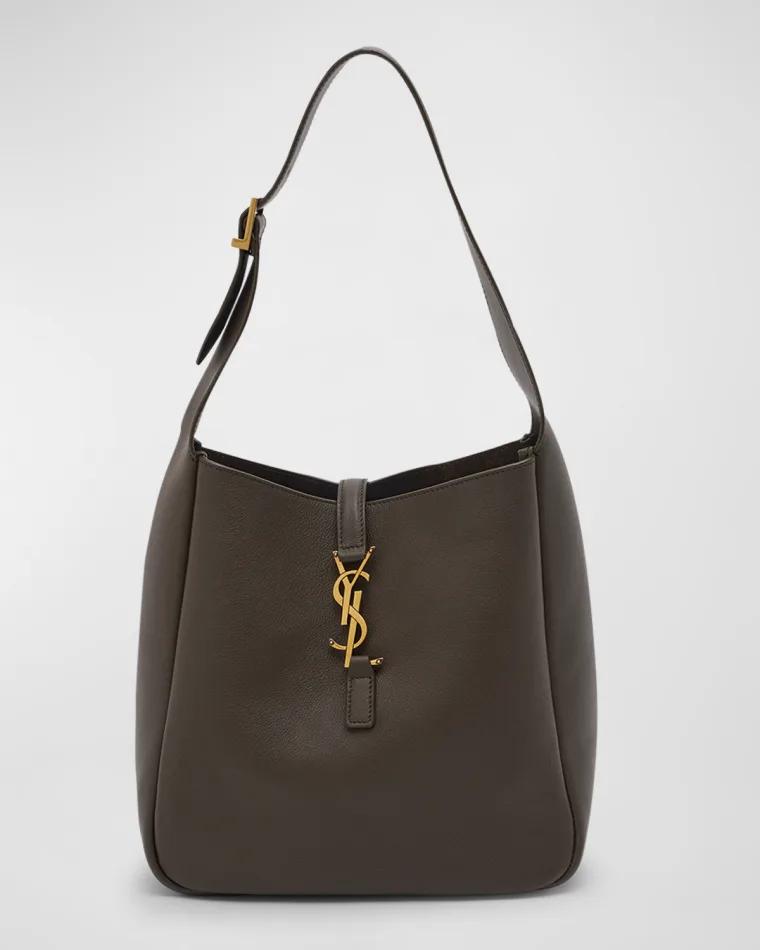 Le 5 A 7 Small Shoulder Bag in Smooth Supple Leather by SAINT LAURENT