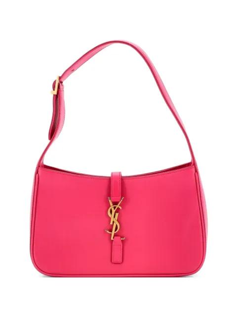 Le 5 a 7 Leather Small hobo bag by SAINT LAURENT 