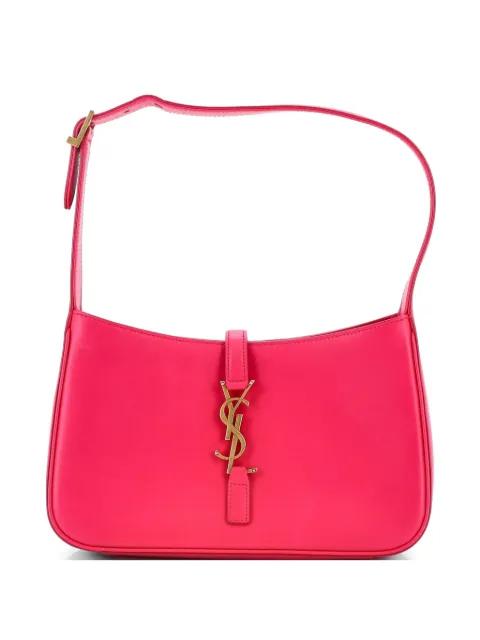 Le 5 a 7 Leather Small hobo bag by SAINT LAURENT 
