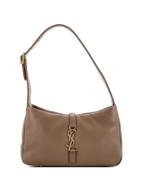 Le 5 a 7 Leather Small hobo bag by SAINT LAURENT 