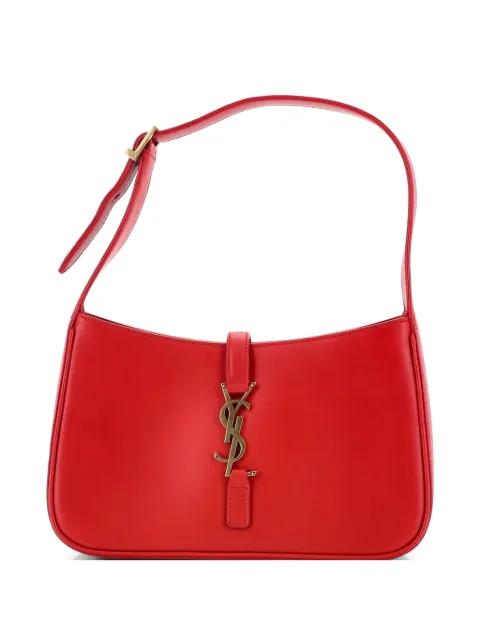 Le 5 a 7 Leather Small hobo bag by SAINT LAURENT 
