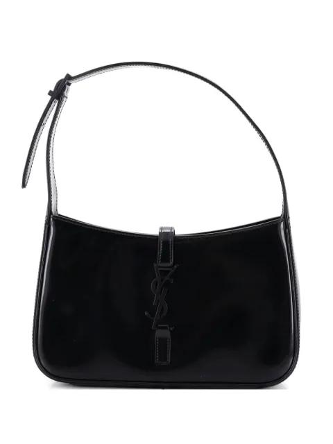 Le 5 a 7 Patent Small hobo bag by SAINT LAURENT 