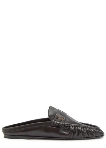 Le Loafer 15 leather loafers by SAINT LAURENT