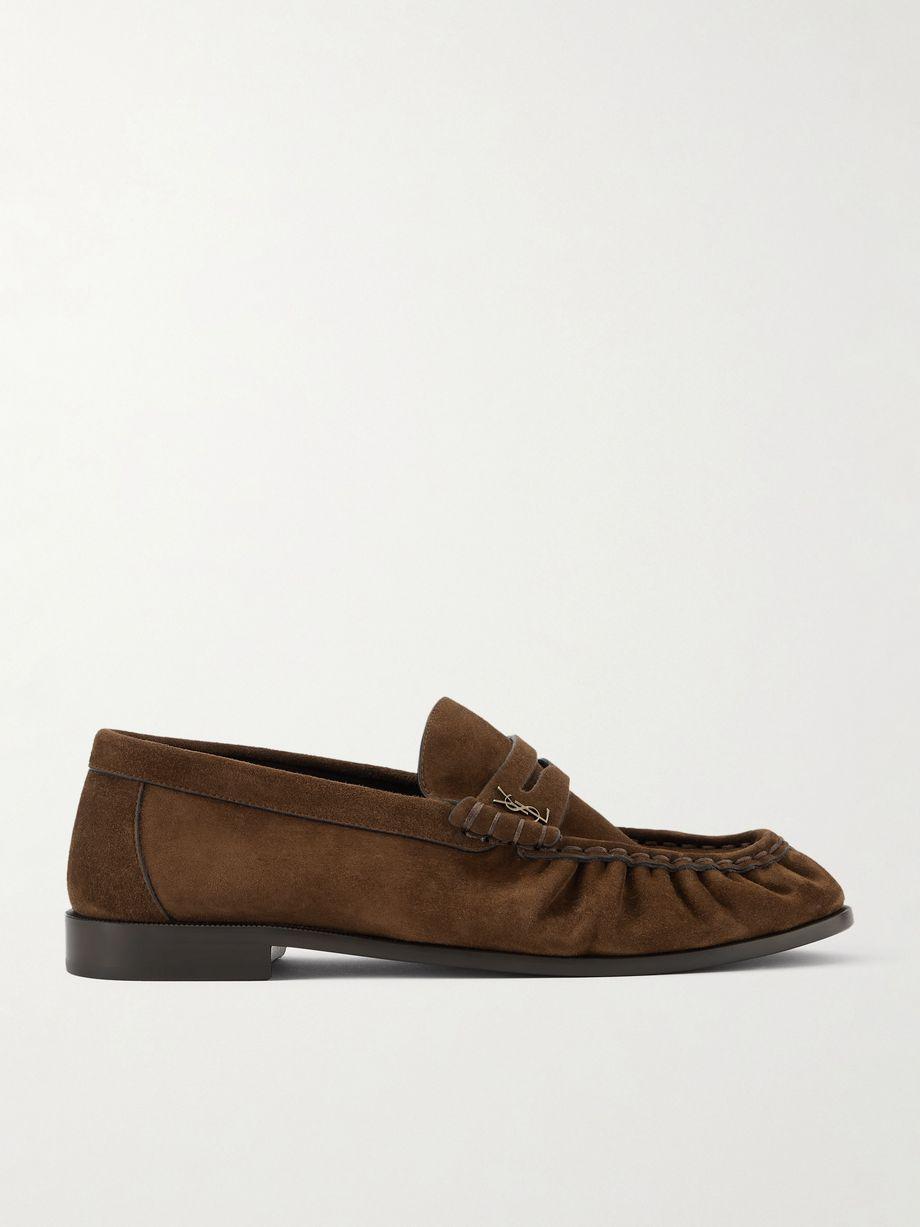 Le Loafer suede loafers by SAINT LAURENT