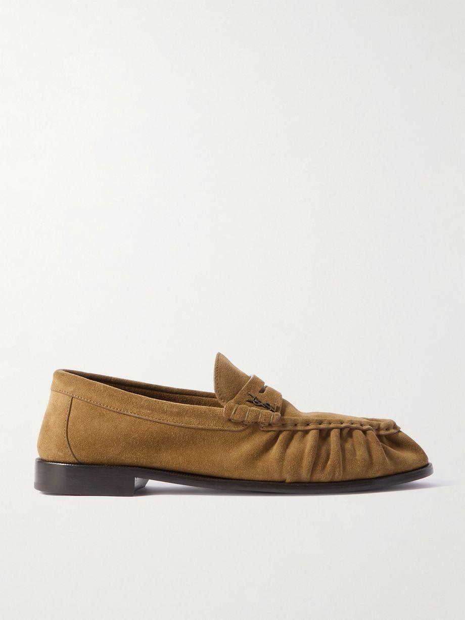 Le Loafer suede loafers by SAINT LAURENT