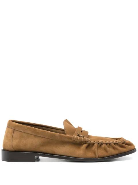 Le Supple penny-detail loafers by SAINT LAURENT