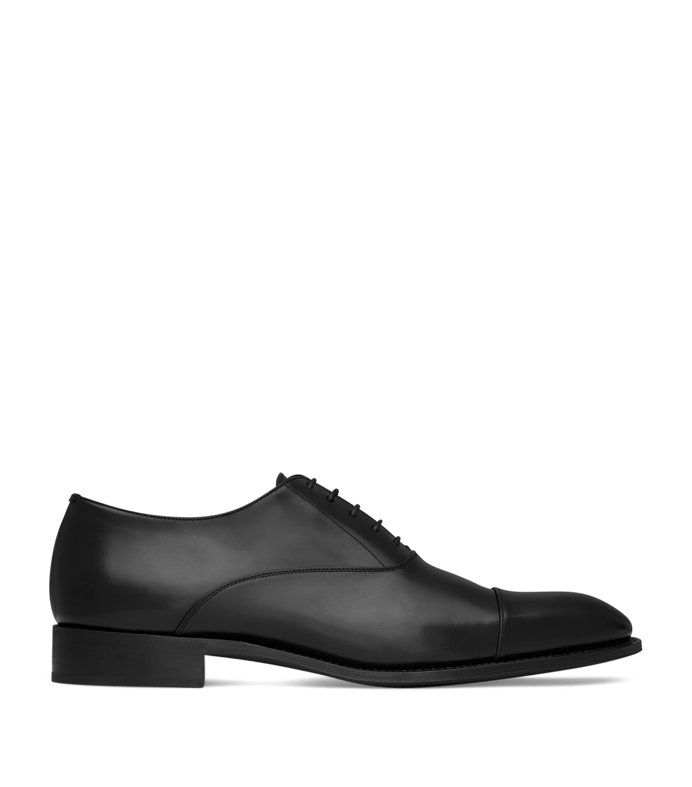 Leather Adrien Oxford Shoes by SAINT LAURENT