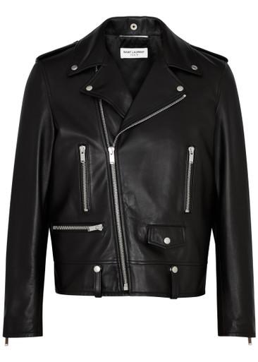 Leather biker jacket by SAINT LAURENT