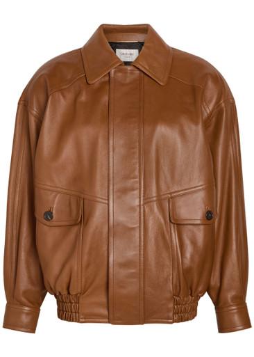 Leather jacket by SAINT LAURENT