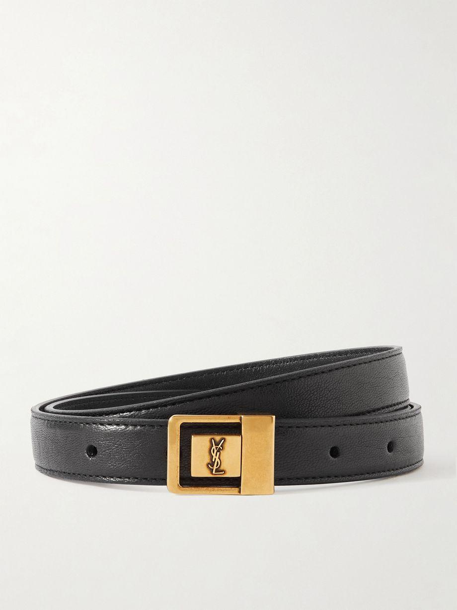 Leather waist belt by SAINT LAURENT
