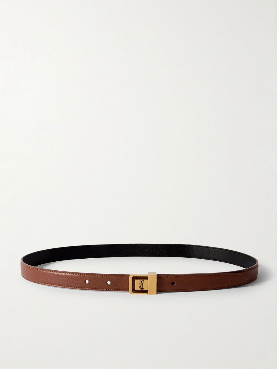 Leather waist belt by SAINT LAURENT