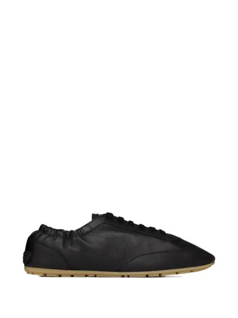 Lewis elasticised-heel leather sneakers by SAINT LAURENT