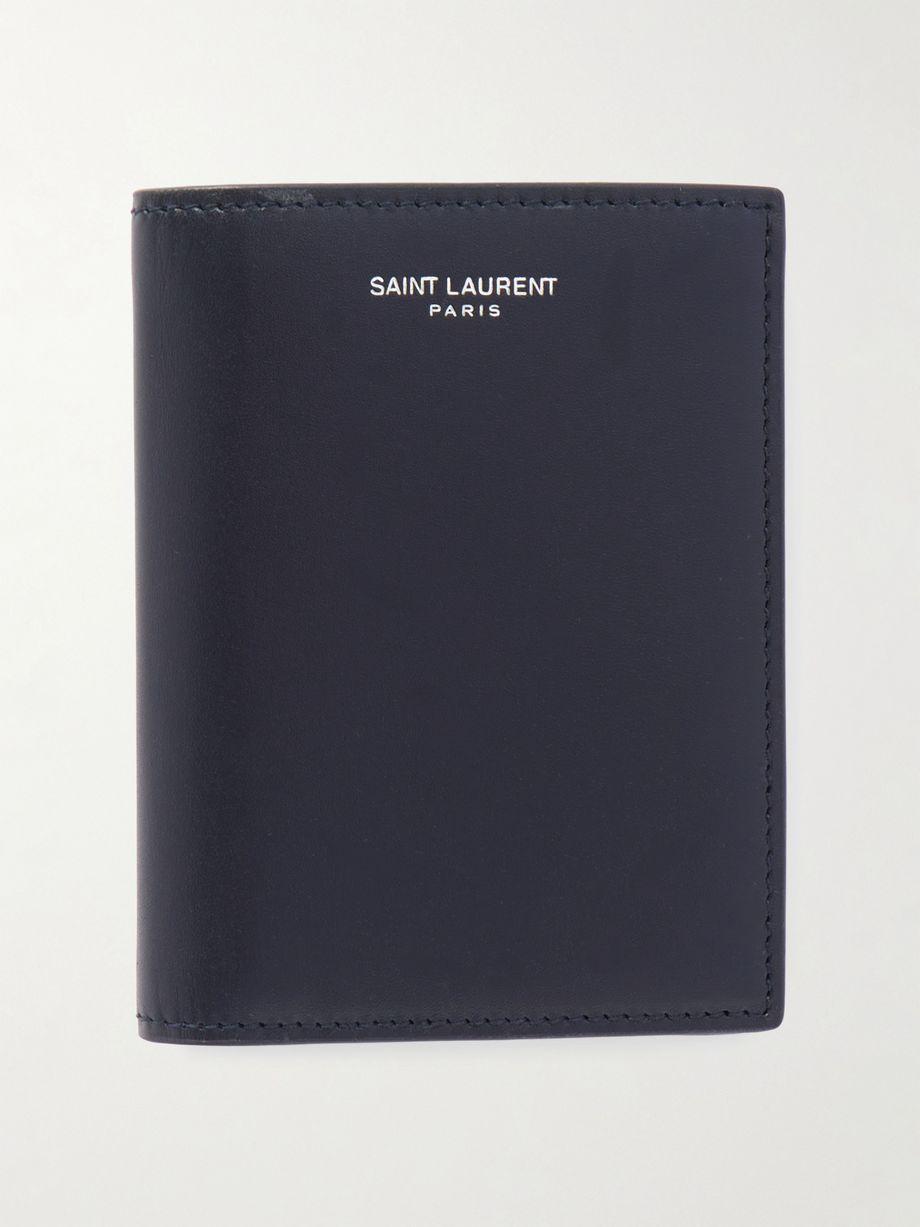 Logo-Print Leather Bifold Wallet by SAINT LAURENT