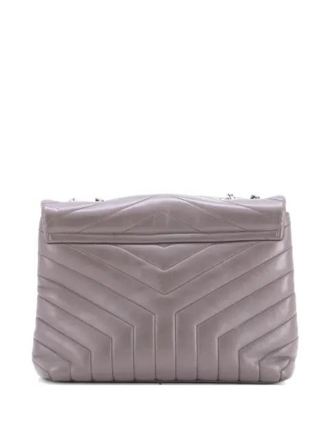 Loulou Matelasse Chevron Leather Large shoulder bag by SAINT LAURENT 