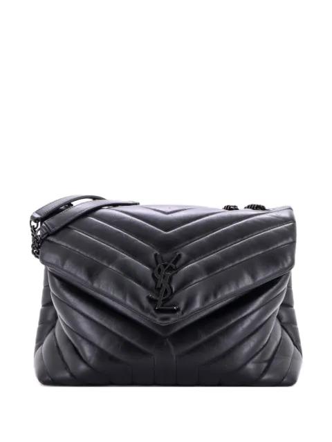Loulou Matelasse Chevron Leather Medium shoulder bag by SAINT LAURENT 