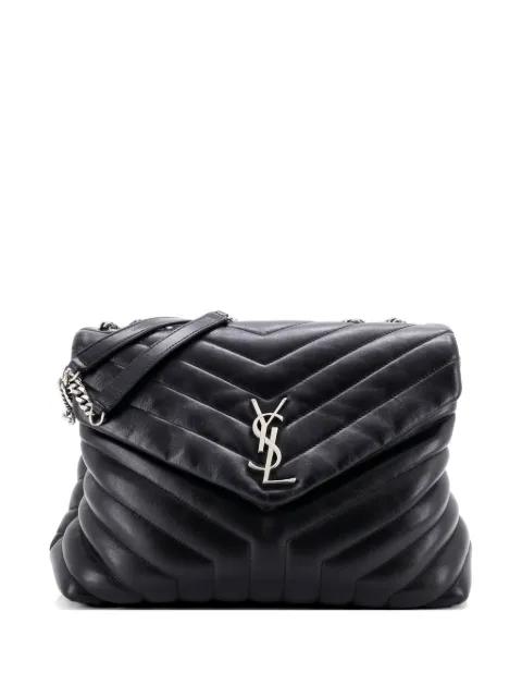 Loulou Matelasse Chevron Leather Medium shoulder bag by SAINT LAURENT 