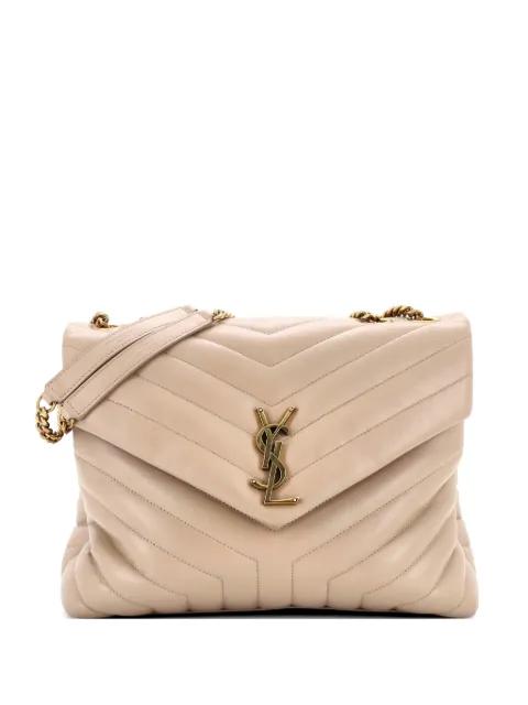 Loulou Matelasse Chevron Leather Medium shoulder bag by SAINT LAURENT 