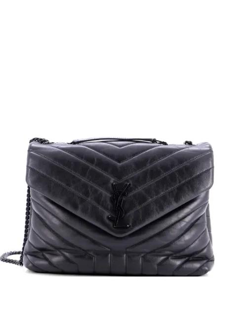 Loulou Matelasse Chevron Leather Medium shoulder bag by SAINT LAURENT 