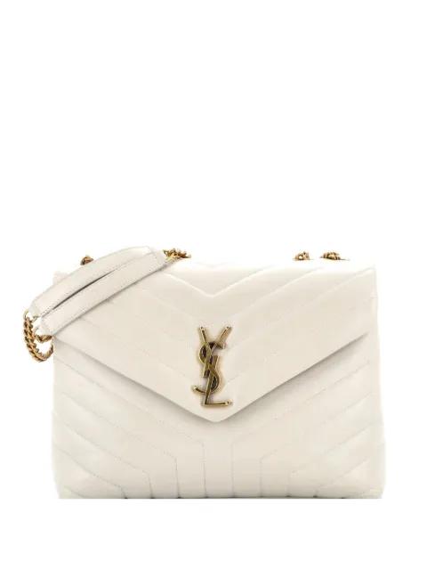 Loulou Matelasse Chevron Leather Medium shoulder bag by SAINT LAURENT 