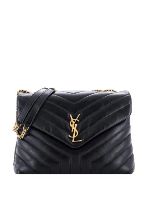 Loulou Matelasse Chevron Leather Medium shoulder bag by SAINT LAURENT 