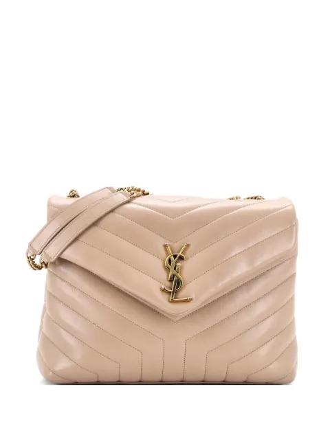 Loulou Matelasse Chevron Leather Medium shoulder bag by SAINT LAURENT 