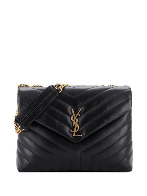 Loulou Matelasse Chevron Leather Medium shoulder bag by SAINT LAURENT 