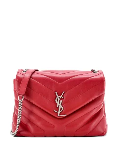 Loulou Matelasse Chevron Leather Small shoulder bag by SAINT LAURENT 