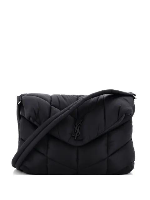 Loulou Puffer Messenger Bag Quilted Econyl shoulder bag by SAINT LAURENT 