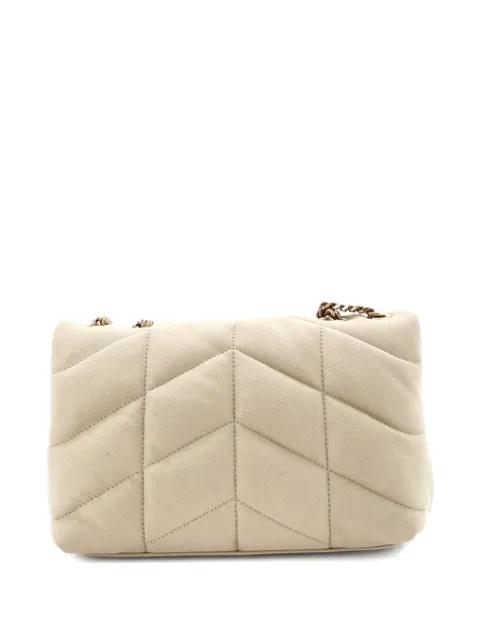 Loulou Puffer Quilted Canvas Mini shoulder bag by SAINT LAURENT Loulou Puffer Quilted Canvas Mini shoulder bag by SAINT LAURENT