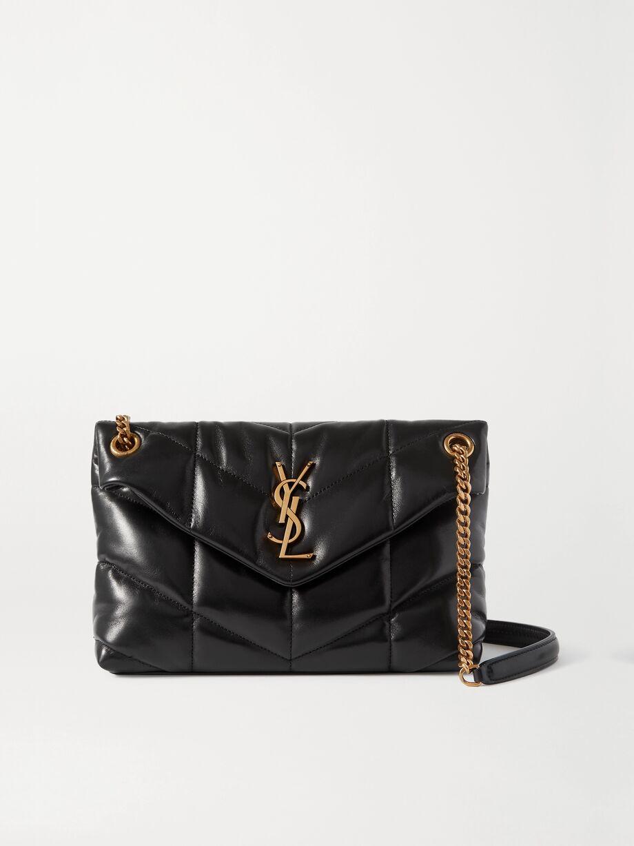 Loulou Puffer small quilted leather shoulder bag by SAINT LAURENT
