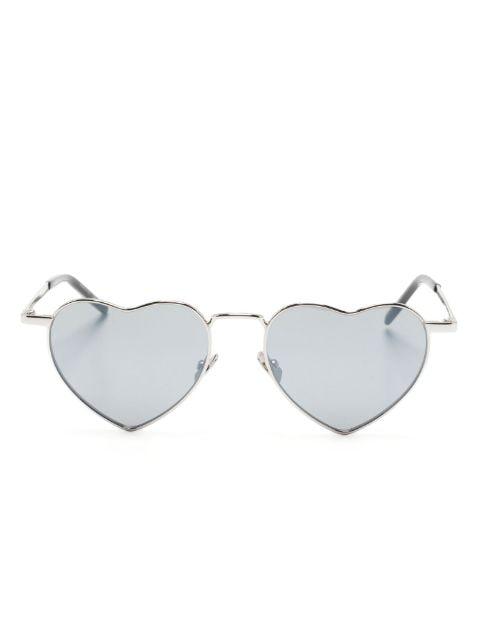 Loulou heart-frame sunglasses by SAINT LAURENT