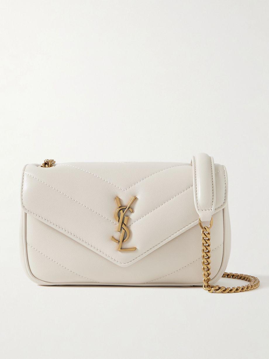 Loulou matelassé leather shoulder bag by SAINT LAURENT